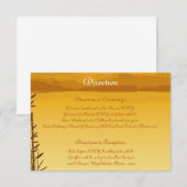 D'accompagnement 3,5 x 5 Direction Carte Sunset chaud (Devant / Derrière)