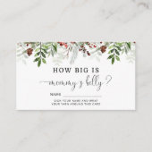 D'accompagnement À feuillage persistant la taille de la carte de bo (Devant)