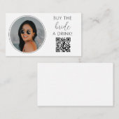 D'accompagnement Acheter la carte de fermeture de code QR de l'épou (Devant / Derrière)