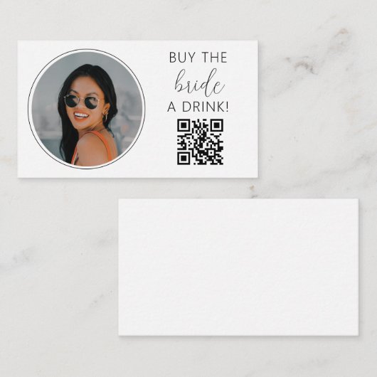 D'accompagnement Acheter la carte de fermeture de code QR de l'épou (Devant / Derrière)