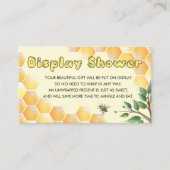 D'accompagnement Afficher la carte d'insertion de Baby shower (Devant)