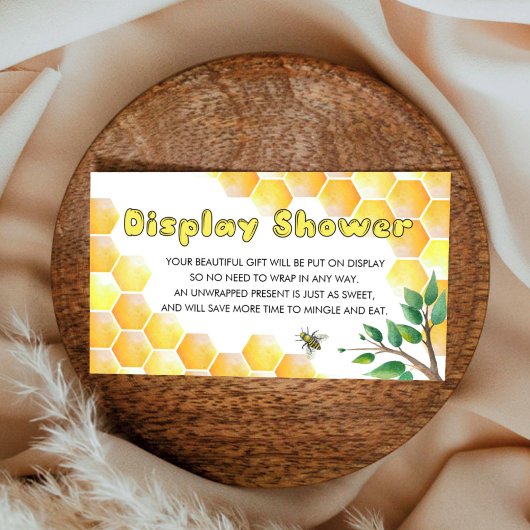 D'accompagnement Afficher la carte d'insertion de Baby shower