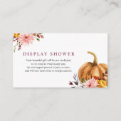 D'accompagnement Afficher la carte d'insertion de douche (Devant)