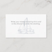 D'accompagnement Ahoy C'est un Garçon Nautique Douche Déchets Carte (Dos)