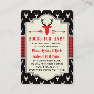 D'accompagnement Apportez Une Carte De Livre, Cerf De Bois, Baby sh