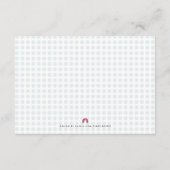 D'accompagnement Apportez une carte d'insertion Bleu de pingouin mi (Dos)