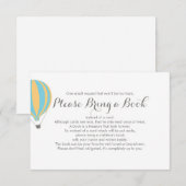 D'accompagnement Apportez une carte d'insertion de ballons à air ch (Devant / Derrière)