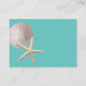 D'accompagnement Aqua Ocean et dentelle petite carte d'insertion (Dos)