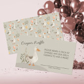 D'accompagnement Aquarelle Goose Diaper Raffin - Carte de boîtier