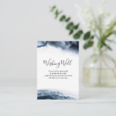 D'accompagnement Aquarelle noire | Carte Wishing Well (Debout devant)