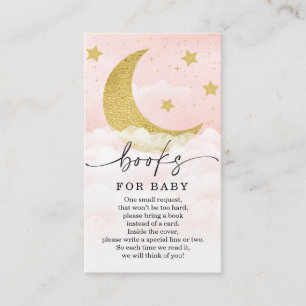 D'accompagnement Au-Dessus De La Lune Carte De Baby shower De Deman