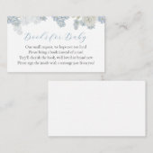 D'accompagnement Baby Boy Blue Floral Book Demande Carte de boîtier (Devant / Derrière)