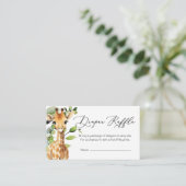 D'accompagnement Baby Jungle Animaux Diaper Carte Raffle (Debout devant)