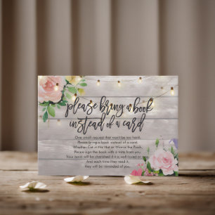 D'accompagnement Baby shower Apportez un livre au lieu d'une carte