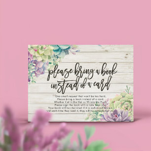 D'accompagnement Baby shower Apportez un livre au lieu d'une carte