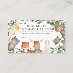 D'accompagnement Baby shower de bois Quelle taille est la carte du