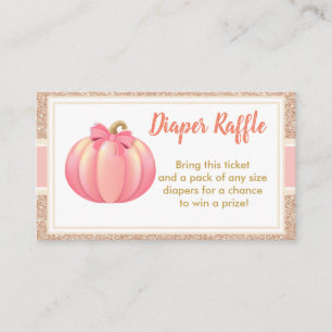 D'accompagnement baby shower de carte de tirage au tombeau citrouil