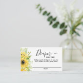 D'accompagnement Baby shower de tournesol fille Déchets Carte Raffi (Debout devant)