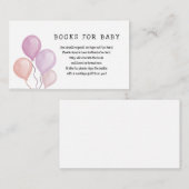 D'accompagnement Baby shower par courrier Envoyer une carte de boît (Devant / Derrière)