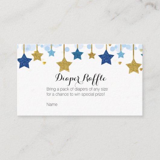 D'accompagnement Baby shower Twinkle Twinkle - Carte de rabat (Devant)