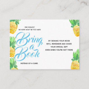 D'accompagnement Babyshower d'ananas tropical apporter une carte de