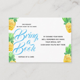 D'accompagnement Babyshower d'ananas tropical apporter une carte de