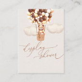 D'accompagnement Balloons à oreilles Brown Afficher la carte de boî (Dos)