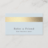 D'accompagnement Bande D'Huile Chic Gold Sur Carte De Référence Ble (Devant)