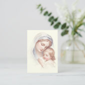 D'accompagnement Baptême de bébé catholique Souvenir Carte Sainte (Debout devant)