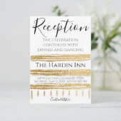 D'accompagnement Bat mitzvah Bar Mitzvah Elégante Carte Réception (Debout devant)