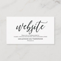 Beautiful Mariage Website Details Carte de boîtier