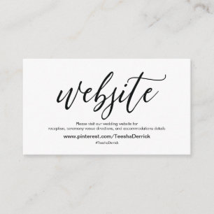 D'accompagnement Beautiful Mariage Website Details Carte de boîtier