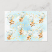 D'accompagnement Bébé Animaux Balloon Livre de la carte bébé (Dos)