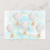 D'accompagnement Bébé Animaux Balloon Livre de la carte bébé (Dos)