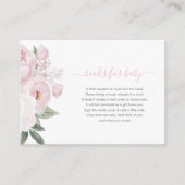 D'accompagnement bébé en fleur rose livres de fleurs pour carte béb (Devant)