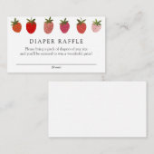 D'accompagnement Berry Sweet Strawberry Diaper Carte d'insertion de (Devant / Derrière)