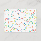 D'accompagnement Billet de rabat pour couches de bébé ou carte d'in (Dos)