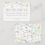 D'accompagnement Billet de rabat pour couches de bébé ou carte d'in (Devant / Derrière)