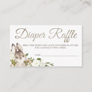 D'accompagnement Billets de carte de rabat de lapin pour Baby showe