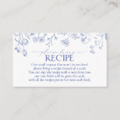 D'accompagnement Bleu Français Apportez Une Carte De Boîtier À Rece (Devant)