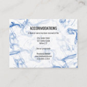 D'accompagnement Blue Smokey Mist Hébergements Carte Mariage (Devant)