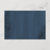 D'accompagnement Blush Burgundy Navy Floral Mariage Détails Carte (Dos)