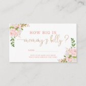 D'accompagnement Blush rose quelle est la taille de la carte ventre (Devant)