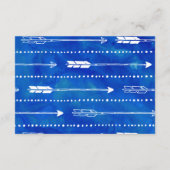 D'accompagnement Boho Blue Adventure Carte de demande de réservatio (Dos)