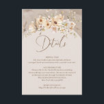 D'accompagnement Boho été Rustic neutre carte de détails fleur sauv<br><div class="desc">Plongez-vous dans l'allure évocatrice du "Boho Spring Fleur sauvage", un ensemble graphique floral à l'aquarelle superbement conçu. L'élégance rustique se répercute dans chaque détail, présentant une harmonie magistrale de créativité et de sophistication. Cet ensemble polyvalent, riche de motifs d'arcs en fleurs, s'inspire du charme rafraîchissant du printemps et intègre des...</div>