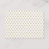 D'accompagnement Boho Pink Gold Floral Nom du bébé Carte de suggest (Dos)