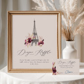 D'accompagnement Bonjour Bébé Blush Diaper Carte Raffle