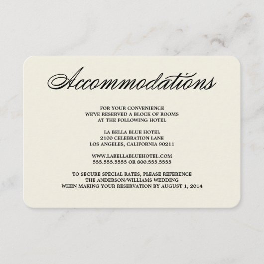 D'accompagnement Botanical Glamour | Carte du boîtier de l'hébergem (Devant)