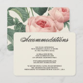 D'accompagnement Botanical Glamour | Carte du boîtier de l'hébergem (Devant / Derrière)