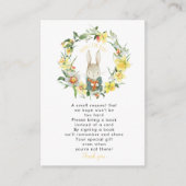 D'accompagnement bouts de lapin jonc printemps pour la carte de dem (Devant)